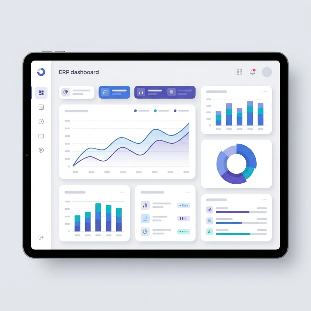 ERP Dashboard Preview